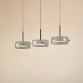 Pendelleuchte Lucande, Martis, dimmbar, Schwarz, für Esszimmer, Glas, Modern - 80 - 20 - 7