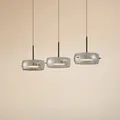 Lucande LED Hängeleuchte Pendelleuchte Martis schwarz 3flg stepdim Beleuchtung