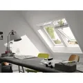 VELUX Solar Schwingfenster Kunststoff GGU  UK08 006630 Polyur.   EN. PLUS  Alu     134x140