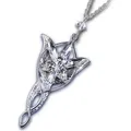Herr der Ringe Anhaenger Arwens Abendstern (versilbert) - Silber