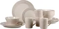 Kombiservice 16-teilig - für 4 Personen - Beige - Steingut