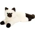 Teddy Hermann Katze Birmakatze 26 cm weiß/braun Kuscheltier - Weiß
