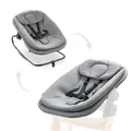 3in1 Babywippe Dark-grey-melange