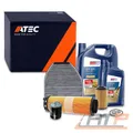 INSPEKTIONSPAKET FILTERSATZ SET B+7L EUROLUB 5W-30 FÜR MERCEDES W204 200 220 CDI