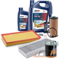 INSPEKTIONSPAKET FILTERSATZ SET B+6L EUROLUB 5W-30 FÜR MERCEDES W169 W245 CDI