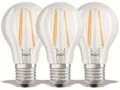 OSRAM LED-Lampe BASE CLASSIC A60, E27, EEK: E, 7 W, 806 lm, 2700 K, 3 Stück