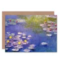 Claude Monet Seerosen Nympheas Bei Giverny Gemälde Weihnachtskarte