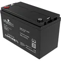 Offgridtec AGM 101Ah 20HR 12V Solarbatterie VRLA, Tiefzyklische AGM Speicherbatterie für Solar- & Hybridanlagen, Niedrige Selbstentladung, Wartungsfrei, Auslaufsicher, Lange Lebensdauer