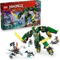 LEGO NINJAGO 2in1 Lloyds Jet-Mech - Spielzeug mit 5 Minifiguren, Drachen, Ausrüstung und fliegendem Motorrad - Geschenk für Jungen und Fans von A... - Bunt