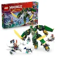 LEGO NINJAGO 2in1 Lloyds Jet-Mech - Spielzeug mit 5 Minifiguren, Drachen, Ausrüstung und fliegendem Motorrad - Geschenk für Jungen und Fans von Aufstieg der Drachen ab 9 Jahren 71845