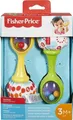 FISHER-PRICE BLT33 Rumba-Rasseln - Set aus 2 Rasseln, ab 3 Monate