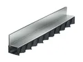 ACO Severin Ahlmann GmbH & Co. KG Entwässerungsrinne 1m Hexaline Entwässerungsrinne + Schlitzaufsatz verzinkt, 2-St., Schlitzaufsatzrinne Stahl verzinkt