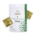 AMOR NATURE Premium Kondome, idealer Sitz und eine Passende Größe Für JeDen - Ø 53 mm, Transparent, 50 Stück