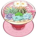 PopSockets PopGrip Pokemon PGP Bulbasaur Terrarium | Schlafendes Pokemon - Rosa