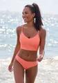 Sunseeker Crop-Bikini-Top Loretta, mit Strukturmuster, peach