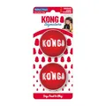KONG Signature Ball für Hunde - Robustes Apportierspielzeug - 2er-Pack - Medium