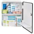 Söhngen Verbandschrank Heidelberg (Standard DIN 13157, Verbandsmaterial, Rettungsdecke, etc, mit Sicherheitsschloss) weiß, 0501001