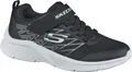 Skechers Microspec-Texlor leichte Jungen Textil Sportschuhe in schwarz, Skechers Fußbett, maschinenwaschbar
