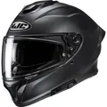 Motorrad Helm M - HJC C71 Solid Integralhelm - schwarz matt
