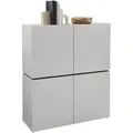 Voleo Highboard, Kaschmir, Kunststoff, 4 Fächer, 115x135x40 cm, Beimöbel erhältlich, stehend, Wohnzimmer, Kommoden & Sideboards, Highboards