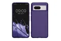 kwmobile Handyhülle Handyhülle für Google Pixel 8 Hülle, Silikon Case metallisch schimmernd - Schutzhülle Cover