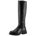 Gabor Stiefel, Blockabsatz, Langschaftstiefel in cleaner Optik schwarz 38,5 EU (5,5 UK)