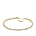 Fossil Damen-Gliederarmband All Stacked Up Metall goldfarben, JA7214710