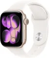 Apple Watch Series 11 GPS 42mm Aluminiumgehäuse Sport Band Blassrosa S/M