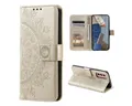 CoverKingz Handyhülle Hülle für Samsung Galaxy A34 5G Handyhülle Flip Case Cover Etui 16,65 cm (6,6 Zoll), Klapphülle Schutzhülle mit Kartenfach Schutztasche Motiv Mandala