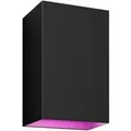 White & Color Ambiance Resonate Wandleuchte, LED-Leuchte schwarz