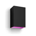 Philips Hue White & Color Ambiance Resonate Wandleuchte Outdoor schwarz