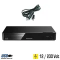 Panasonic Blu-ray Player schwarz mit HDMI, USB, 12 Volt &230 Volt für Wohnmobil