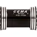 CEMA Innenlager PF30 für SRAM DUB W: 68/73 x ID: 46 mm Keramik - schwarz, Interlock