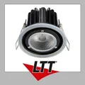 ISOLED LED Einbaustrahler Sys-68 MiniAMP, 8W, 24V DC, 4000K, CRI80, dimmbar (exkl. Cover)