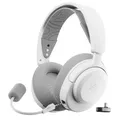 SteelSeries Arctis Nova 3P Wireless - PS5 Headset & PC Gaming Headset – App-Steuerung – 40 Std. Akku – Neodym-Magnet-Treiber – 2,4 GHz/Bluetooth – Abnehmbares Mikrofon – Für PS5, PC, Switch - Weiß