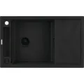 1-bowl magnetic granite sink with drainer - Schwarz