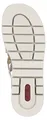 Rieker Damen Hochfront Sandale mit Strass und Plateausohle V4941, Größe:39 EU, Farbe:Beige