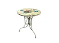 HTI-Living Metalltisch Flowers and Plants