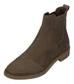 TOMS Charlie Leather Damen Chestnut Heeled Chelsea Boots, Canteen Nubukleder, 39 EU