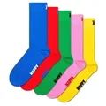 Happy socks 5P Solid Socks Mixed Baumwolle Gr 36/40
