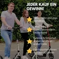 Best Sporting Stunt Scooter Pro 100, Tretroller für Akrobatik Freestyle Funscooter, Farbe:schwarz/anthrazit - Schwarz/Grau