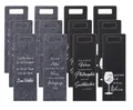 12 Stück Flaschentaschen Spruch Filz Tasche Wein Geschenktasche Flaschentüte