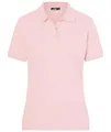 James & Nicholson Damenpolo Classic - Piqué-Poloshirt mit gestrickten Bündchen | Farbe: Rose | Grösse: M