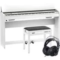 Roland F-701 Weiß E-Piano Set
