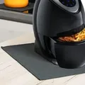 FireMat Black Edition - feuerfeste Unterlage, Größe:19x19cm - Schwarz