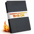 FireMat Black Edition - feuerfeste Unterlage, Größe:19x19cm