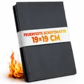FireMat Black Edition - feuerfeste Unterlage, Größe:19x19cm