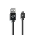 Wicked Chili MicroUSB Ladekabel kompatibel mit Amazon Kindle eBook Reader und Fire Tablet Oasis, Paperwhite, Voyager, Fire HD, Fire HDX, Touch, Keyboard und DX (100cm) schwarz