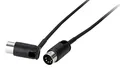 BOSS BMIDI-PB2 – Länge: 60cm/2ft – Platzsparendes MIDI-Kabel mit multidirektionalen Anschlusssteckern, perfekt für Pedalboards und alle MIDI-Anwendungen