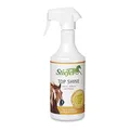 Stiefel Top Shine für Pferde – Fell-, Mähnen- & Schweifspray für seidigen Glanz, verhindert Knoten, unsichtbarer Schutzfilm, hochwertige Pflege – 750 ml